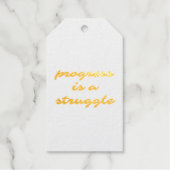 Progress Folie Gift Label (Voorkant)