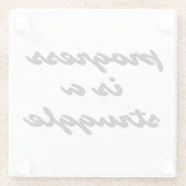 Progress Glass Onderzetter (Achterkant)