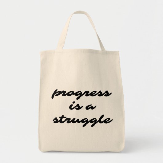 Progress Grocery Canvas tas (Voorkant)