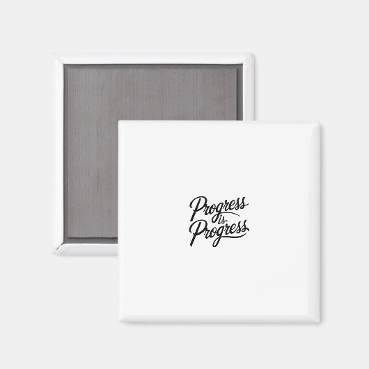 progress is progress magnet (Voorkant / Achterkant)