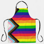 Progress LGBTQ+ Pride Schort (Voorkant)