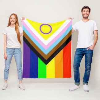 Progress LGBTQIA+ Pride Cadeaudeken Fleece Deken