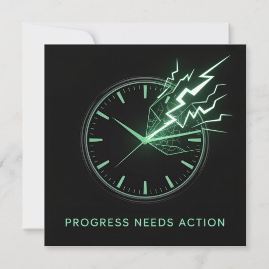 Progress Needs Action Kaart (Voorkant)