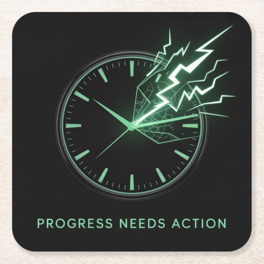 Progress Needs Action Kartonnen Onderzetters (Voorkant)