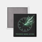 Progress Needs Action Magneet (Voorkant / Achterkant)