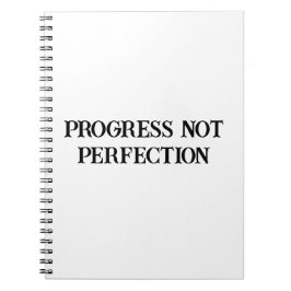 Progress Not Perfection Dagboek voor Mannen Notitieboek