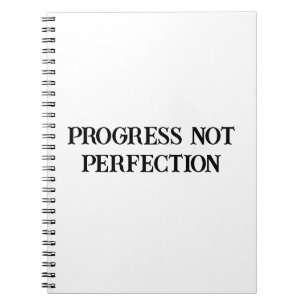 Progress Not Perfection Dagboek voor Mannen Notitieboek