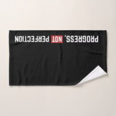 Progress Not Perfection Gym Workout Handdoek (Handdoek)
