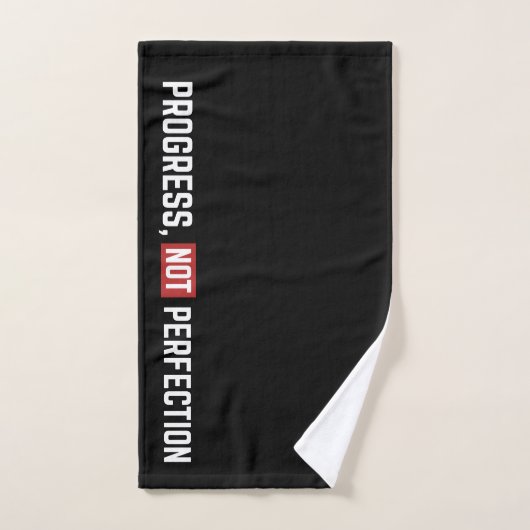 Progress Not Perfection Gym Workout Handdoek (Handdoek)