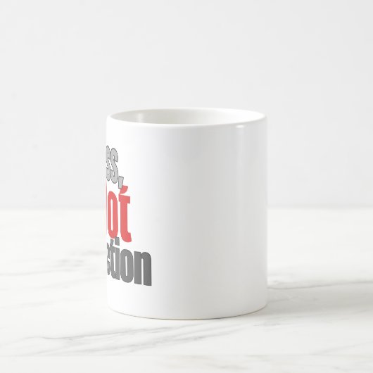 Progress not perfection  koffiemok (Center)