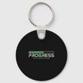 Progress Not Perfection _ Motivation Insration  Sleutelhanger (Voorkant)
