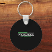 Progress Not Perfection _ Motivation Insration Sleutelhanger (Voorkant)