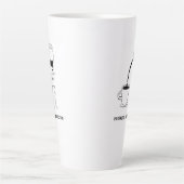 Progress. Not Perfection Mug Latte Mok (Voorkant)