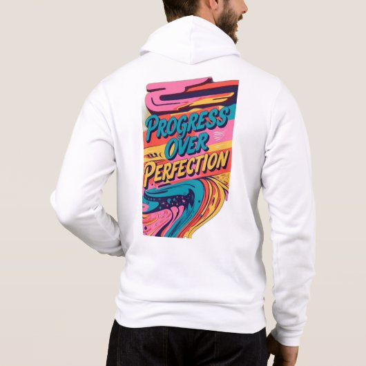 Progress Over Perfection Hoodie (Achterkant)