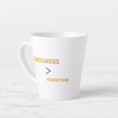 Progress Over Perfection Minimal Motivational  Latte Mok (Linkerhoek)