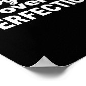 Progress Over Perfection Motivational Christian Se Poster (Hoek)