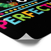 Progress Over Perfection Motivational Quote Studen Poster (Hoek)