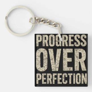 Progress Over Perfection Sleutelhanger