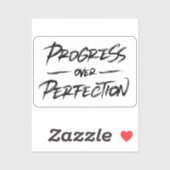 Progress Over Perfection Sticker (Vel)