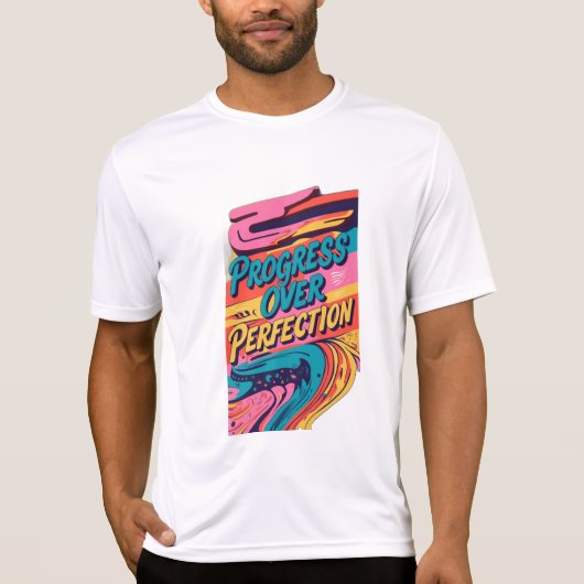 Progress Over Perfection T-shirt (Voorkant)