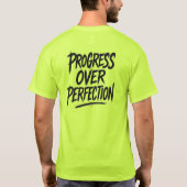 Progress Over Perfection T-shirt (Achterkant)