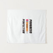 Progress Over Perfection Wandkleed (Voorkant (horizontaal))