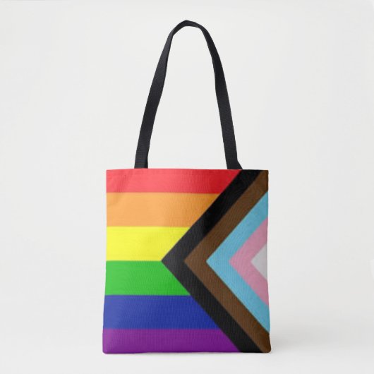 Progress Pride 2022 Unisex Tote Bag (Voorkant)