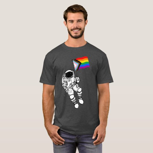 Progress Pride Astronaut T-Shirt (Voorkant volledig)