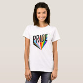 Progress Pride Burst T-shirt (Voorkant volledig)