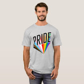 Progress Pride Burst T-shirt (Voorkant volledig)
