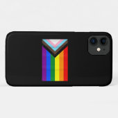 Progress Pride Flag LGBT-T-Shirt Case-Mate iPhone Case (Achterkant (horizontaal))