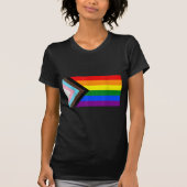 Progress Pride Flag LGBT-T-Shirt T-shirt (Voorkant)