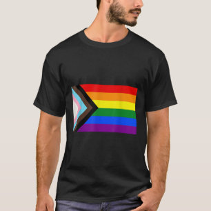 Progress Pride Flag LGBT-T-Shirt T-shirt