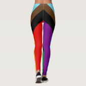 Progress Pride Flag LGBTQ+ Leggings (Achterkant)