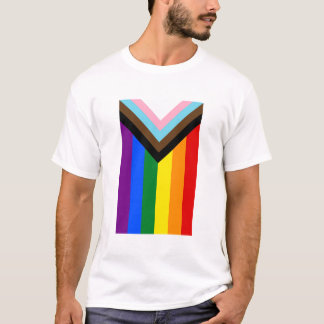 Progress Pride Flag LGBTQ+ T-shirt