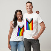 Progress Pride Flag LGBTQ+ T-shirt (Unisex)