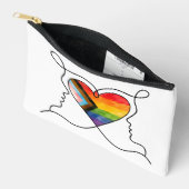Progress Pride Hart Lijn Kunst Etui (Open)