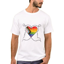 Progress Pride Hart Lijn Kunst