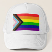 Progress Pride-honkapel Trucker Pet (Voorkant)