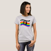 Progress Pride Kleur Mensen T-Shirt (Voorkant volledig)