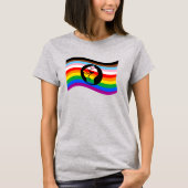 Progress Pride Kleur Mensen T-Shirt (Voorkant)