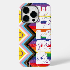 Progress Pride LGBTQ Case-Mate iPhone 14 Pro Hoesje