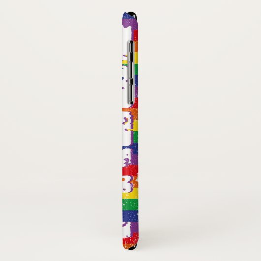 Progress Pride LGBTQ Case-Mate iPhone Case (Achterkant/links)