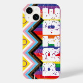 Progress Pride LGBTQ Case-Mate iPhone Case (Achterkant)