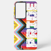 Progress Pride LGBTQ Samsung Galaxy Hoesje (Achterkant)