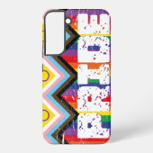 Progress Pride LGBTQ Samsung Galaxy Hoesje (Achterkant)
