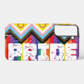 Progress Pride LGBTQ Samsung Galaxy Hoesje (Achterkant horizontaal)