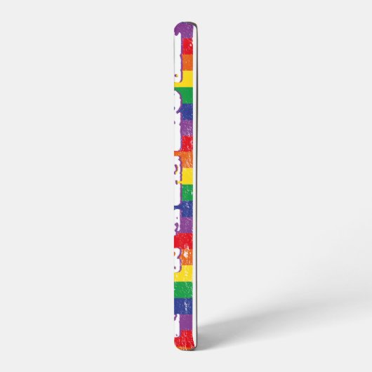 Progress Pride LGBTQ Samsung Galaxy Hoesje (Linkerkant)