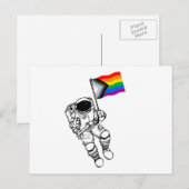 Progress Pride Moonman Briefkaart (Voorkant / Achterkant)