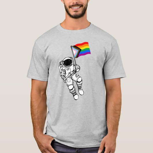 Progress Pride Moonman T-shirt (Voorkant)
